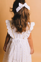 Laço de cabelo/ organza branca